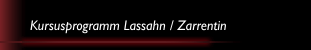 Kursusprogramm Lassahn / Zarrentin