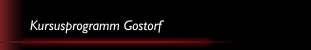 Kursusprogramm Gostorf